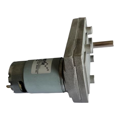 TECHTONICS Metal 12V DC Square Gear/Geared Motor 30 RPM - High Torque ...