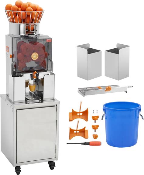 Amazon.com: VEVOR Commercial Orange Juicer, 120W Automatic Feeding ...