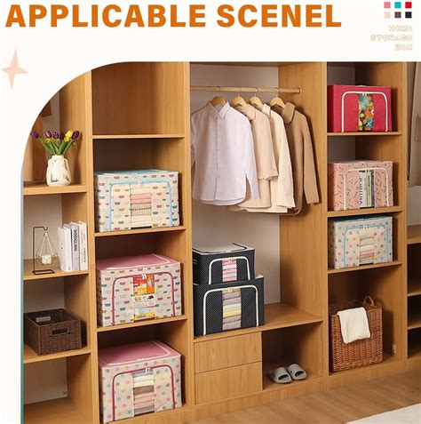3890 Foldable 66L Cloth Storage Bags Organizer Container | Foldable Me ...