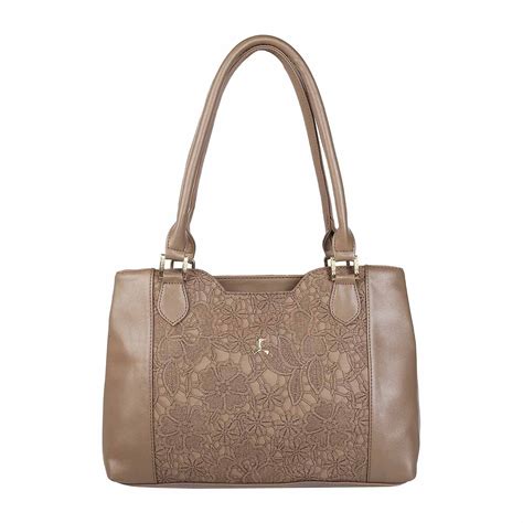 Mochi Brown Faux Leather Premium Zipper Casual Shoulder Bag For Women ...