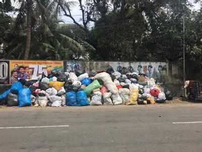 Garbage dump on main road in residential area. - Times of India