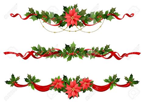 vintage christmas garland clipart 10 free Cliparts | Download images on ...