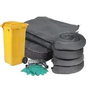 TECHNOSPILL Universal Spill Kit Wheel Trolley Bin 120 LITER Absorb all ...
