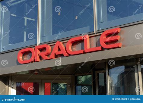 Oracle Sign On The Facade Of Moscone Center Editorial Photo ...