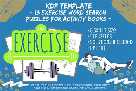 Exercise Word Search Puzzles 的图像结果