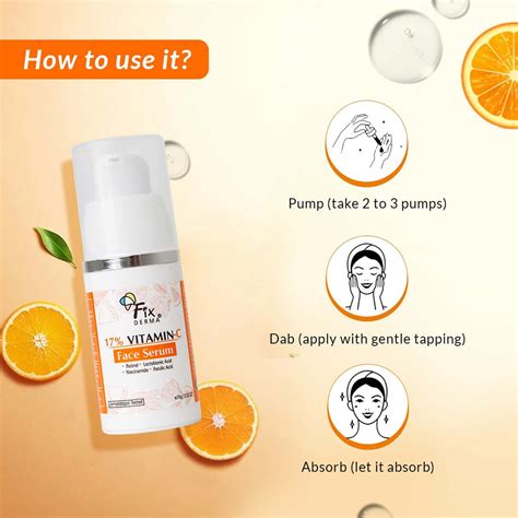 Buy FIXDERMA 17% VITAMIN C FACE SERUM FOR GLOWING SKIN - 15G Online ...
