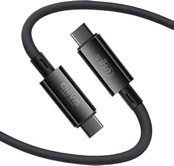 Dhivis USB4, Thunderbolt 4 Cable, 240W Charging [USB-IF Certified ...