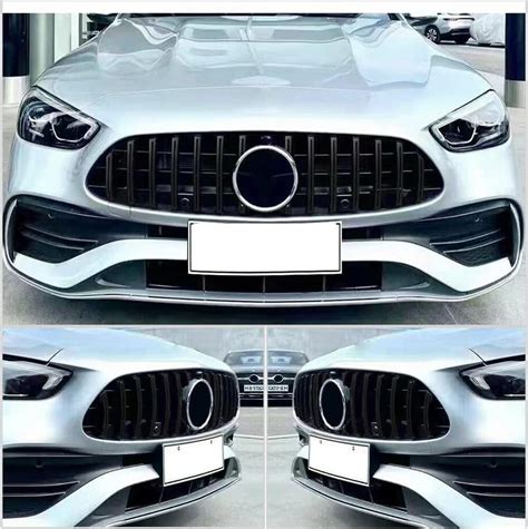 Buy JC SPORTLINE Front Hood Kidney Grill for Mercedes-Benz C-Class w206 ...