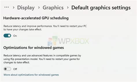 Hardware GPU Scheduling 的图像结果