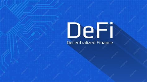 Defi decentralized finance an ecosystem of financial applications and ...