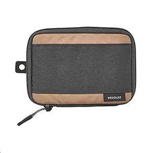 FORCLAZ Travel Organizer Pocket Carry Bag, Brown(14X10X 2 cm) : Amazon ...