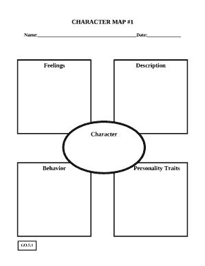 CHARACTER MAP #1 - Fill and Sign Printable Template Online