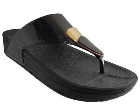Cambrelle Brand Women's Alia-1 Slide Chappal Flipflop Slippers (Black ...