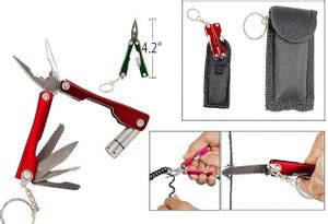 Teqbot Multi Utility Plier Multi Utility Plier 9 in 1 keychain. Key ...