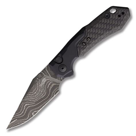 Kershaw Auto Launch 19 Automatic Knife Blackout Damascus AUKS7851DAM ...