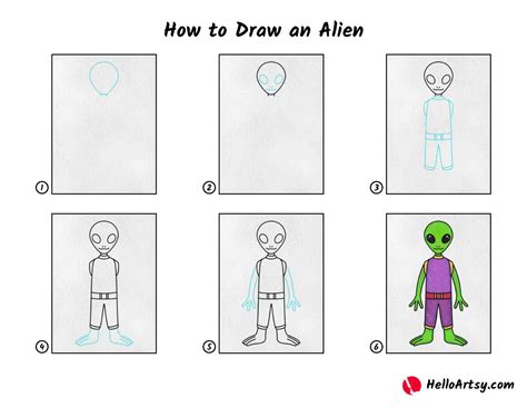 Image result for Alien Draw Art Hub