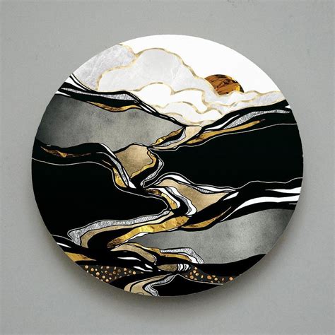 Gold Scape Canvas (Matte Finish) – The Artment