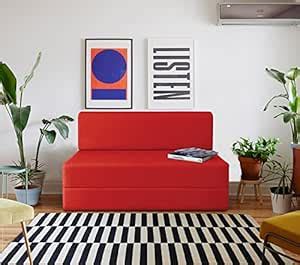 Aart Store| 4' X 6' Feet, Double-Seater | Folding Sofa Cum Bed ...
