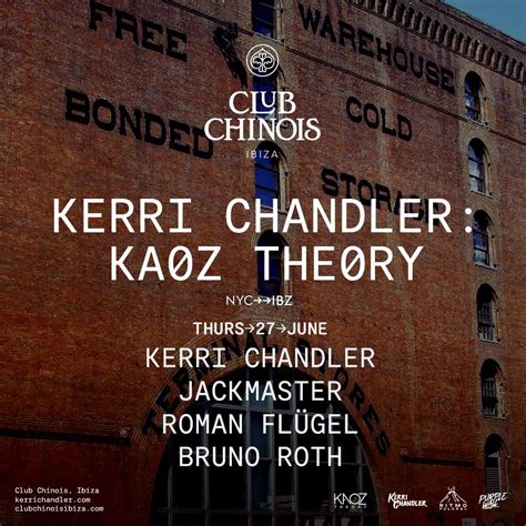 Kerri Chandler : Kaoz Theory, Passeig Joan Carles I, 17, 07800 Eivissa ...