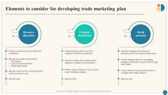 Trade Marketing Plan 的图像结果