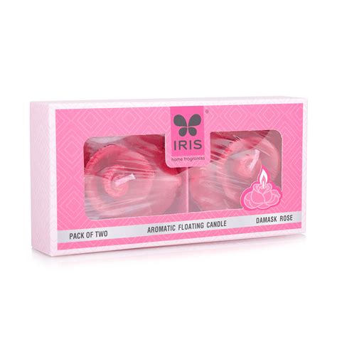 IRIS Damask Rose Aromatic Floating Candles – Blossoms of Elegance ...