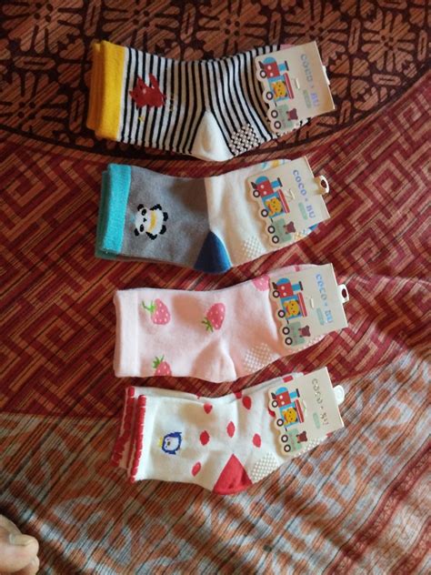 Buy SooWoo® Organic Cotton Anti Skid Grip Socks for Kids Multi-Colored ...