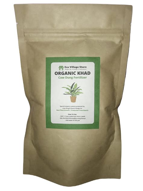 Eco Village Store Organic Khad for Plants | 100% Organic Cow Dung ...