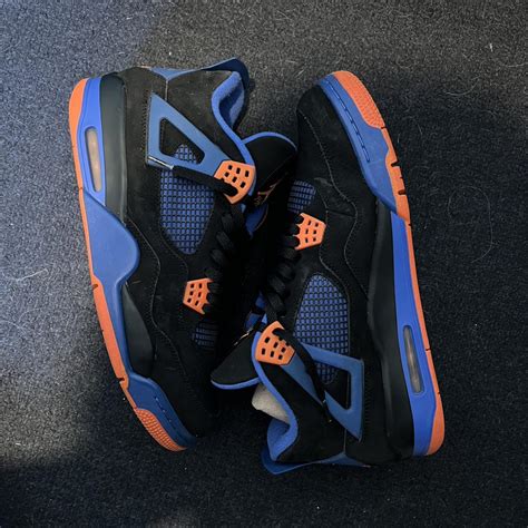 Jordan 4 “Cavs” Size 12 Condition 9/10 Nubuck kinda... - Depop