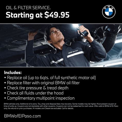 Facebook Service Specials BMW Of El Paso - USRebate.com