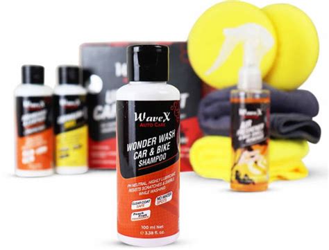 Car Cleaning Kit – Contains Car Polish, Car Dashboard Polish, Car Sham ...