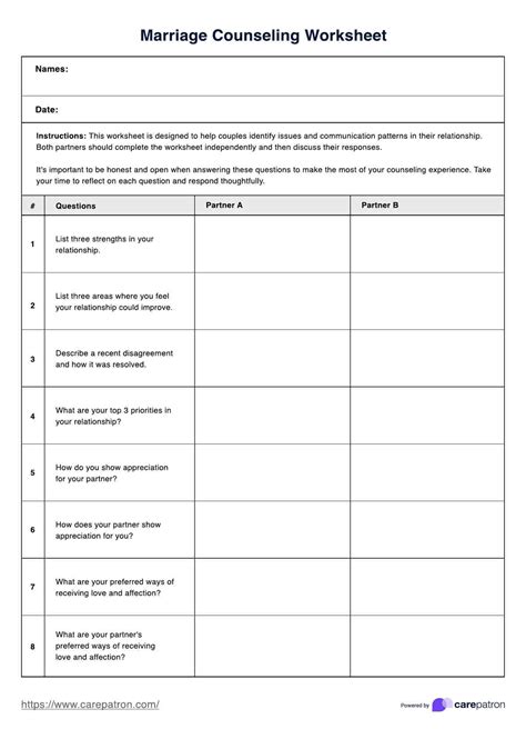 Free printable marriage questionnaire, Download Free printable marriage ...
