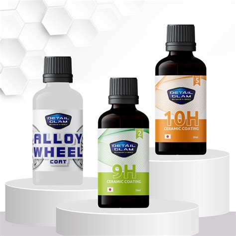 Combo of Alloy Wheel coating With 9H ceramic coating And 10H ceramic c ...