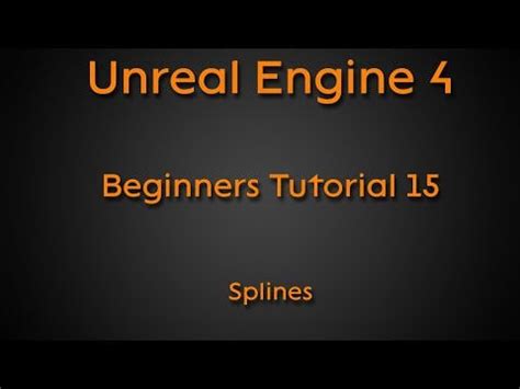 Image result for Unreal Splines Tutorial