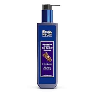 Blue Nectar Anti Dandruff and Healthy Scalp Hair Cleanser Shampoo with ...