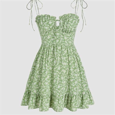 NWT Floral Mini Dress with Tie-Shoulder Straps in 2024 | Short dresses ...