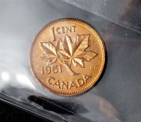 CANADA 1951 One Cent ICCS XBD 564 MS-66