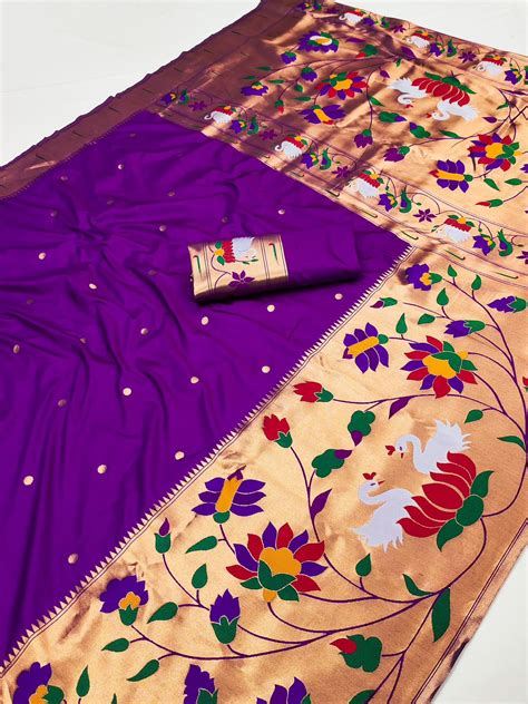 Big Border Swam Paithani – Satyam Paithani