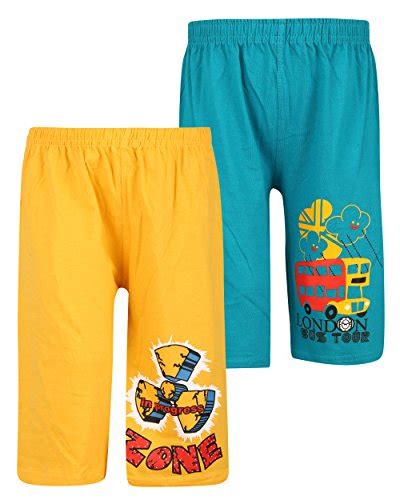 Buy dongli Boys Fabulous Printed Capri (Pack of 2) at Amazon.in