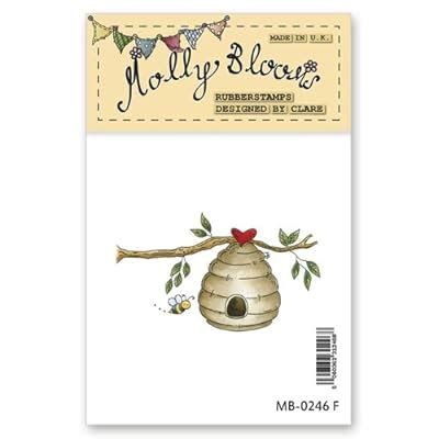 Molly Blooms Buy Honey Hive Rubber Stamp by Molly Bloom at Ubuy India