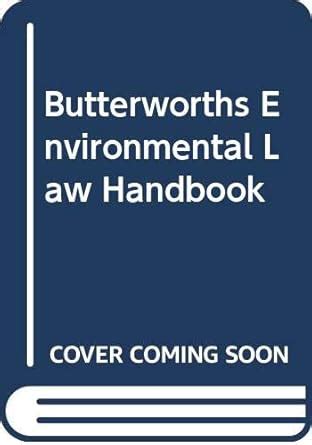 Buy Butterworths Environmental Law Handbook Book Online at Low Prices ...