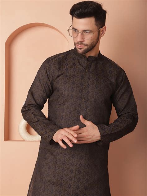 Woven Design Silk Blend Kurtas – Jompers