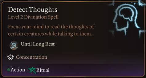 How to Use the Detect Thoughts Spell - Baldur's Gate 3 - EIP Gaming