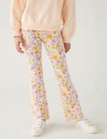 Buy Cotton Rich Floral Leggings at Marks & Spencer