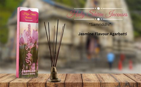 HOLY SHRINE INCENSES Samriddhi Jasmine Flavour Bamboo Stick Agarbatti ...