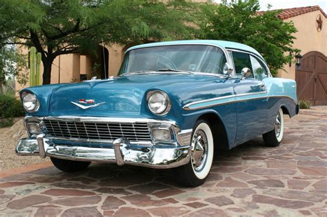 Beautifully Restored 1956 Chevy BELAIR 2 door HT. European Classic cars ...