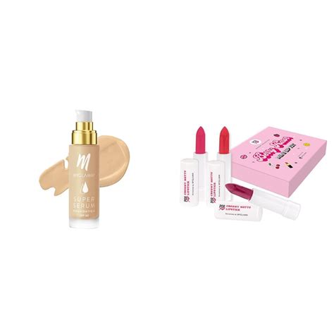 Buy MyGlamm Super Serum Full Coverage Matte Foundation For All Skin ...