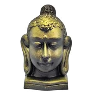 Buy DPSK Terracotta Hand Cut Mahatma Buddha Head Figure - Home and ...