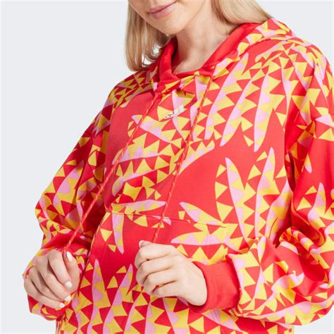 adidas x FARM Rio Hoodie - Red | Free Shipping with adiClub | adidas US