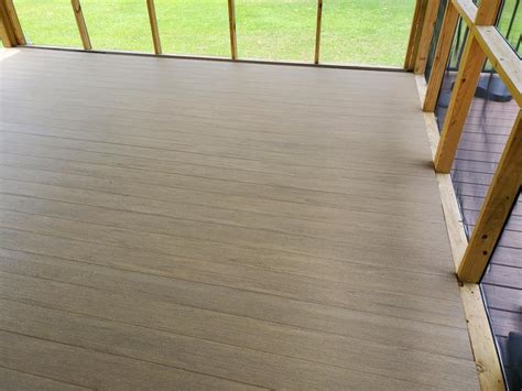 TimberTech Porch Flooring 1-in x 3-in x 12-ft Dark Hickory PVC Porch ...