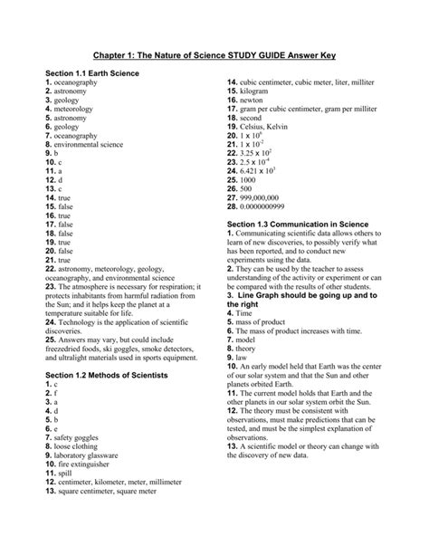 Image result for Study Guide Answer Key